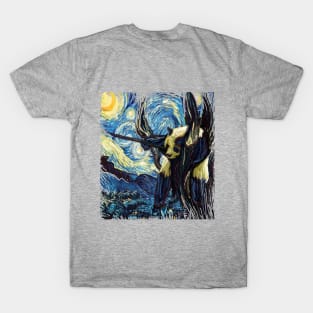 Panda starry night T-Shirt